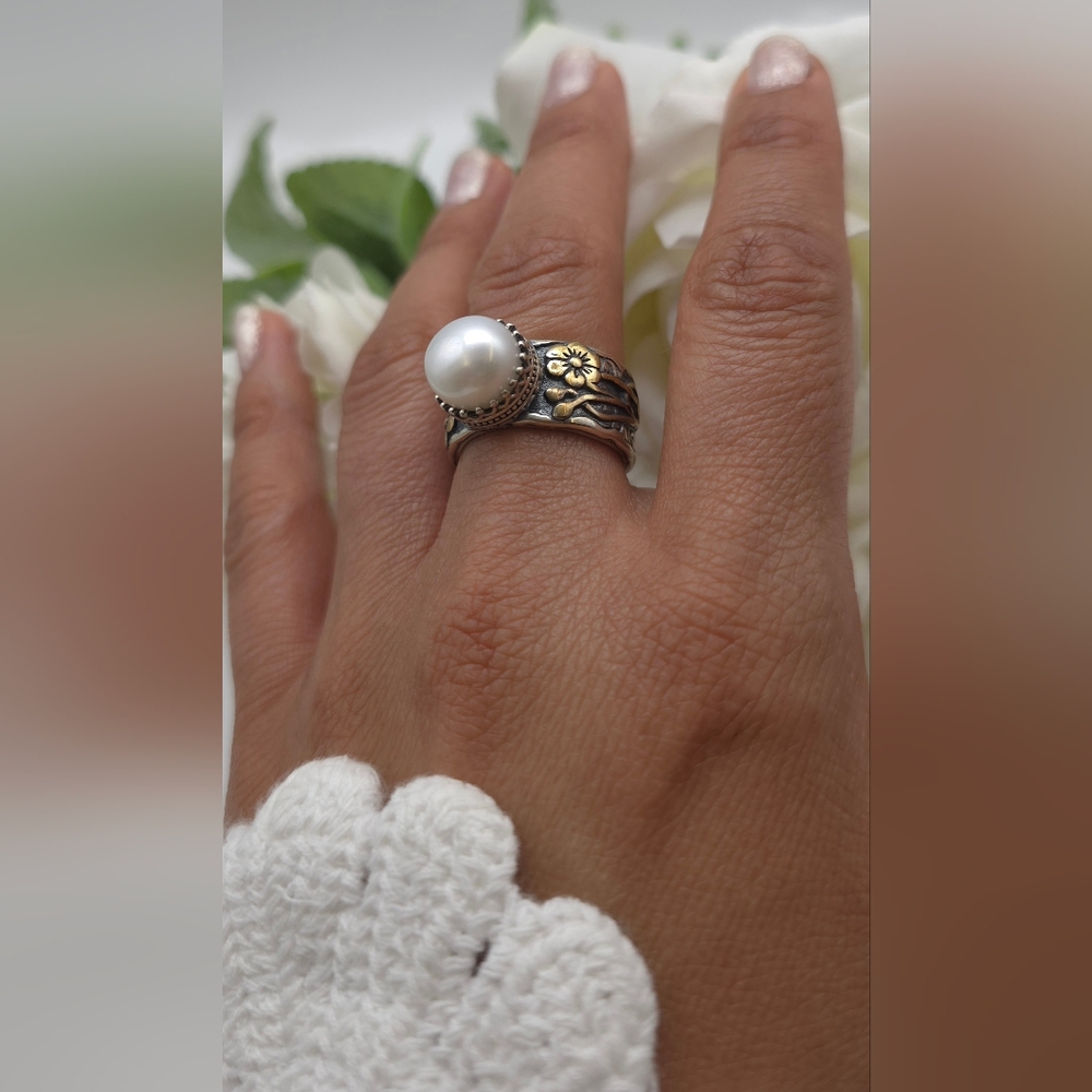 🥰 TANIA PEARL RING - Picture 4 of 9